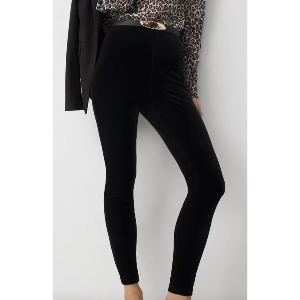 White House Black Market Velvet Cord Runway‎ Legging Career Preppy Quiet Luxury